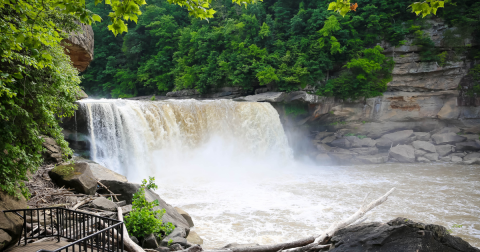 Home To A Moonbow And Wondrous Waterfalls, Kentucky's Cumberland Falls State Resort Park Is A Must-Visit