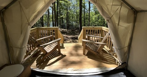 Come Enjoy All-New Hike-In Glamping Tents At These Two South Carolina State Parks