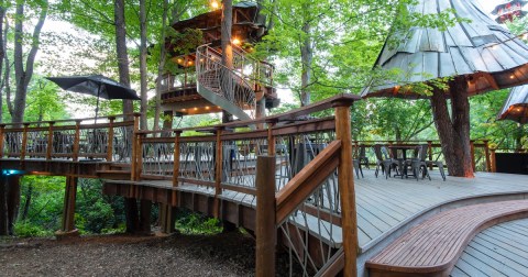 The Treehouse Cafe Hiding In New York Is One Of The Most Magical Places You'll Ever Dine