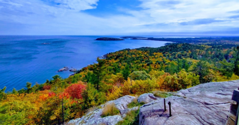 The 1.5 Mile Sugarloaf Mountain Trail Leads Hikers To The Most Spectacular Fall Foliage In Michigan