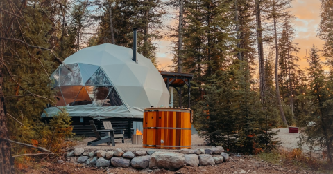 BaseGlamp Is A Glorious Getaway In Whitefish, Montana, That's Anything But Roughing It