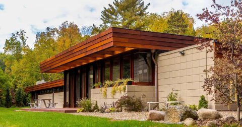 These 3 Frank Lloyd Wright Airbnbs In Michigan Are Exceptional In Every Sense Of The Word