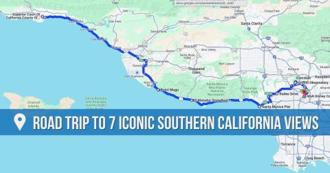 Discover 7 Of Southern California's Most Iconic Views On This Epic 4-Hour Road Trip