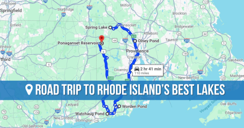 The Incredible Road Trip Through Rhode Island That Leads You To 5 Stunning Lakes