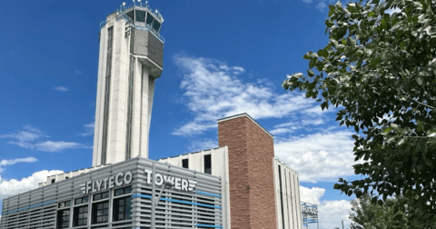 The Brewery In Colorado Where You Can Enjoy Beer In The Old Stapleton Airport Air Traffic Control Tower
