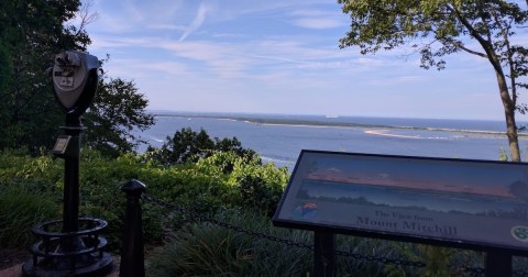 Perched Above Sandy Hook, This Overlook Is One Of The Best Views in All Of New Jersey