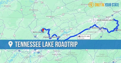 The Incredible Road Trip Through Tennessee That Leads You To 6 Stunning Lakes
