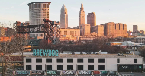 The Brewery In Cleveland That Features Magnificent River And Skyline Views