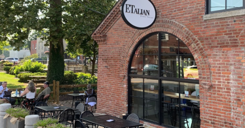 Dine While Overlooking A Waterfall At ETalian Near Cleveland