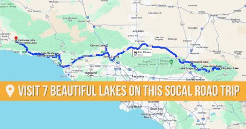 The Incredible Road Trip Through Southern California That Leads You To 7 Stunning Lakes