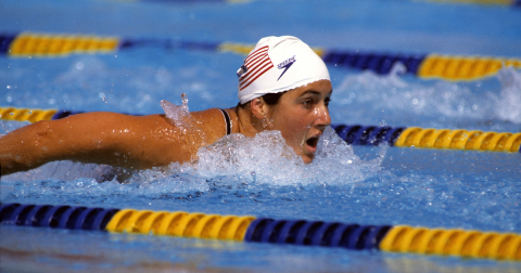 Mary T. Meagher Plant swimming, a famous Olympian from Kentucky