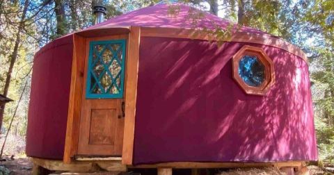There's A Yurt Airbnb In Maine Where You Can Truly Sleep Beneath The Stars