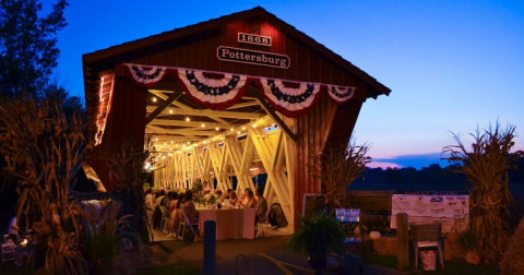 Dining On A Covered Bridge In Ohio Might Be The Most Romantic Date Night Ever