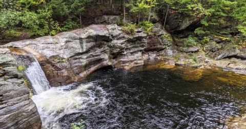 The Hidden Nature Park In Maine With Its Very Own Waterfall Swimming Holes And So Much More