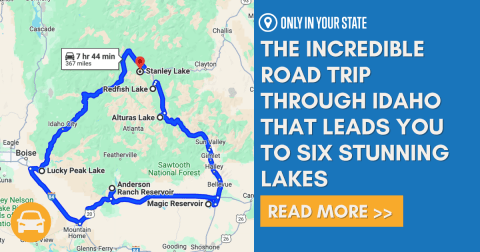 The Incredible Road Trip Through Idaho That Leads You To 6 Stunning Lakes