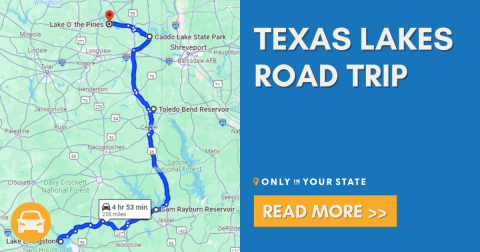 The Incredible Road Trip Through Texas That Leads You To 5 Stunning Lakes