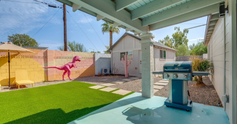 You'll Have A Dino-Mite Stay At The Ultra Funky Disco Dino Airbnb In Scottsdale, Arizona
