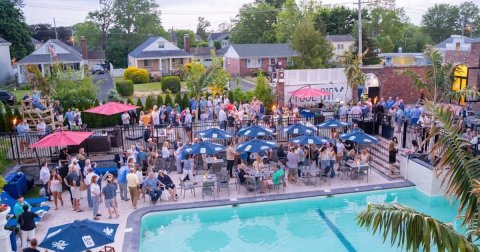 This Delicious New Jersey Hotel Restaurant Features A Swim-Up Bar And Live Music