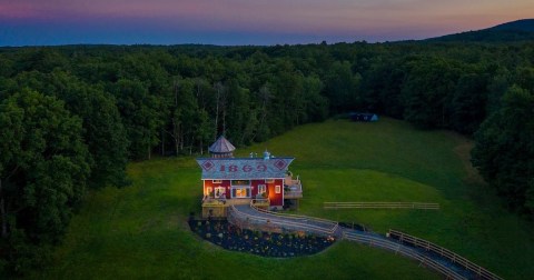 Sleep In A Restored 1869 Barn House When You Book A Stay In This Small-Town Airbnb In New York