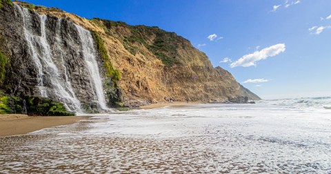 The Coast Trail To Alamere Falls Is One Of The Best Waterfall Hikes In Northern California