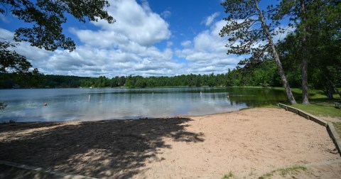 I Relaxed On A Gorgeous Little Northwoods Lake At Morgan Park in Wisconsin