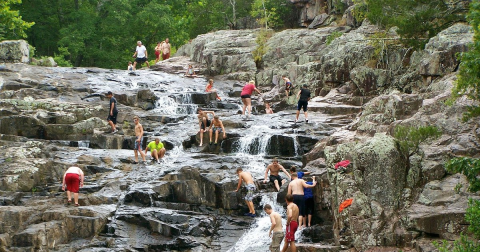 This Natural Water Park In Missouri Is A Summer Dream Come True